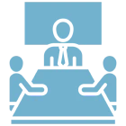 Team conference illustration